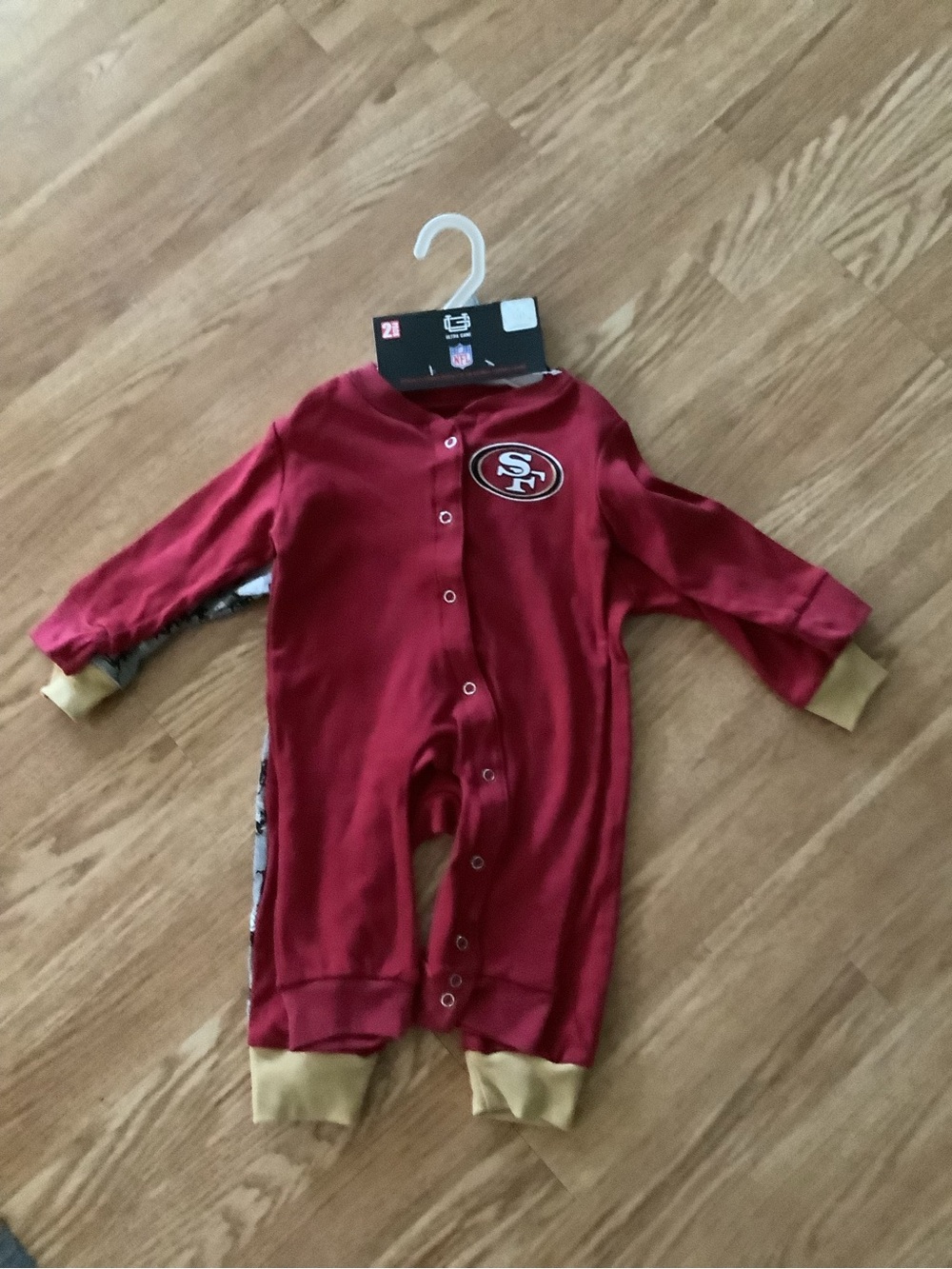 NFL San Francisco 49ers Red and Gold Infant One-Piece Bodysuit